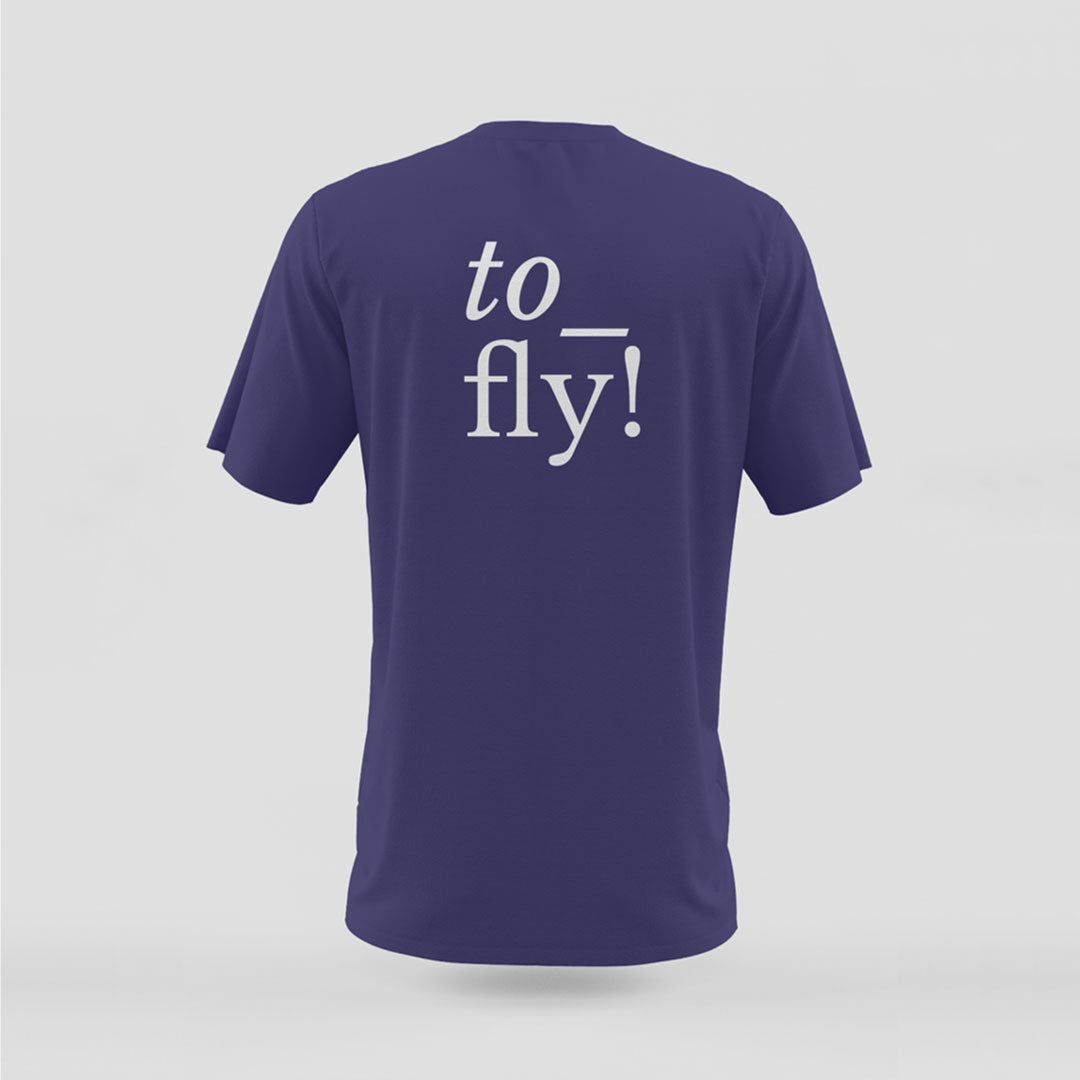 ONE WING Playera Morada