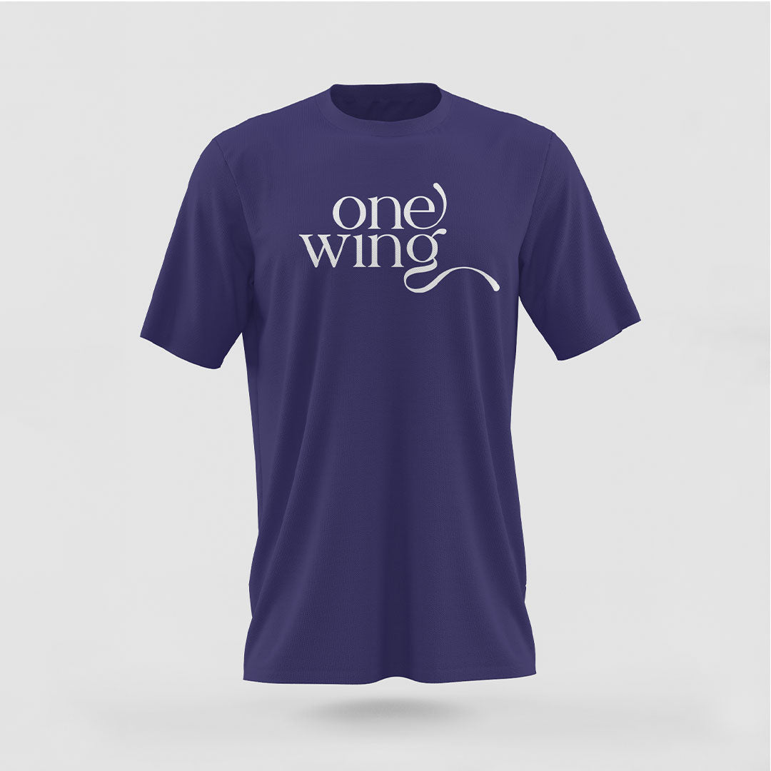 ONE WING Playera Morada