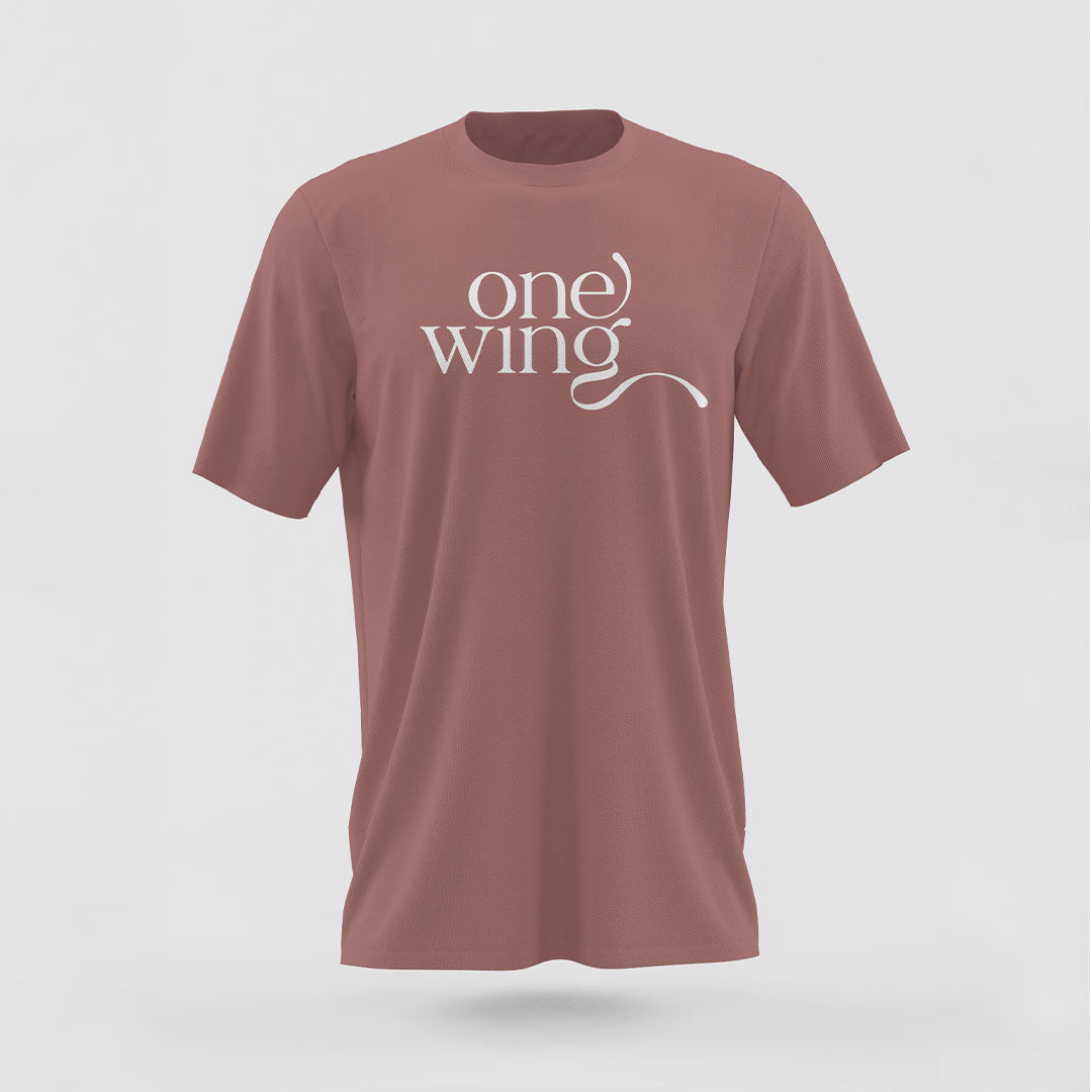 ONE WING Playera Rosada