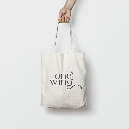 ONE WING Tote Bag Logo